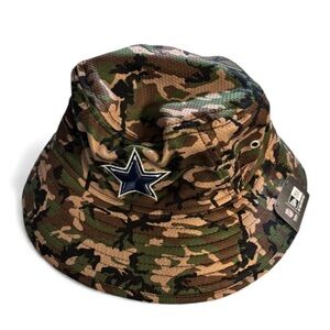 Dallas Cowboys New Era Team Redux Bucket Hat - Camo New With Tags